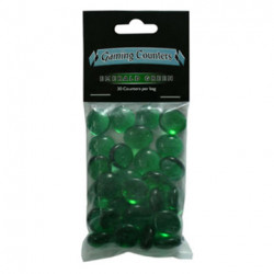 Gaming Counters Emerald Green 30 crystals